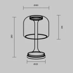Tischlampe 'Spirito 4'