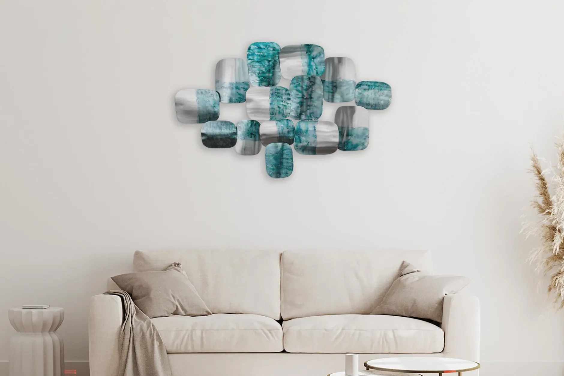 Wanddeko Metall 'Adamant' 118x78x6cm