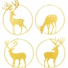 Wanddeko Metall 'A Deer's Life' 86x72x5,5cm