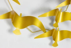 Wanddeko Metall 'Apollons Sonnenvögel' 121x53x6cm