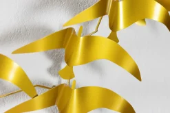 Wanddeko Metall 'Apollons Sonnenvögel' 121x53x6cm