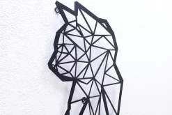 Wanddeko Metall 'Auf leichten Pfoten' 87x61x2cm