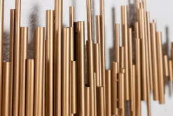 Wanddeko Metall 'Beat of Life' 107x46x6cm