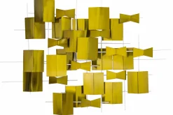 Wanddeko Metall 'Bebende Emotionen' 95x67x9cm