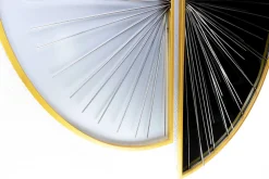 Wanddeko Metall 'Between Moon and Sun' 91x81x3,5cm