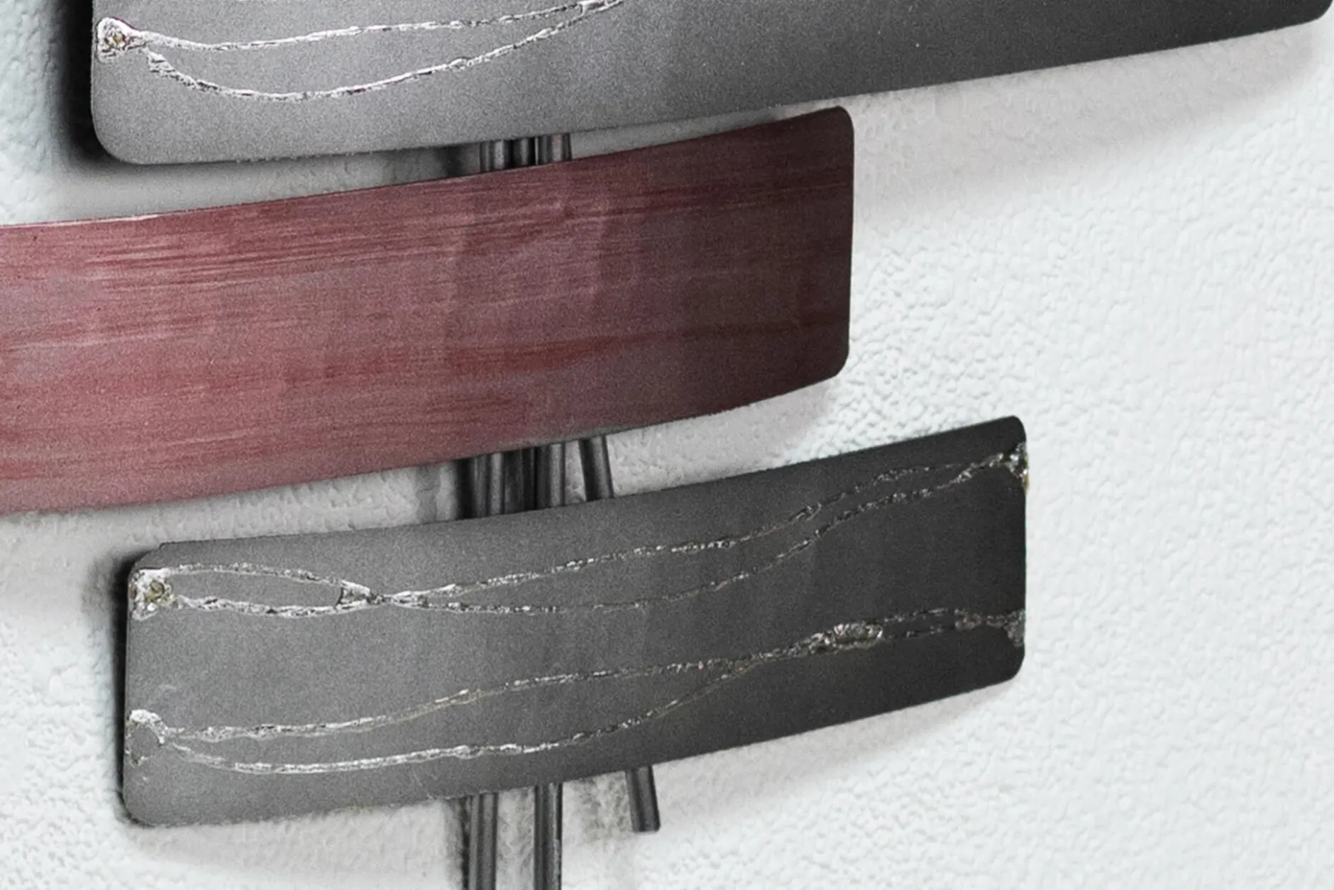 Wanddeko Metall 'Blühende Schönheit' 38x80x6cm