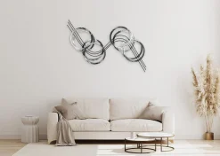 Wanddeko Metall 'Brandished' 115x67x5cm