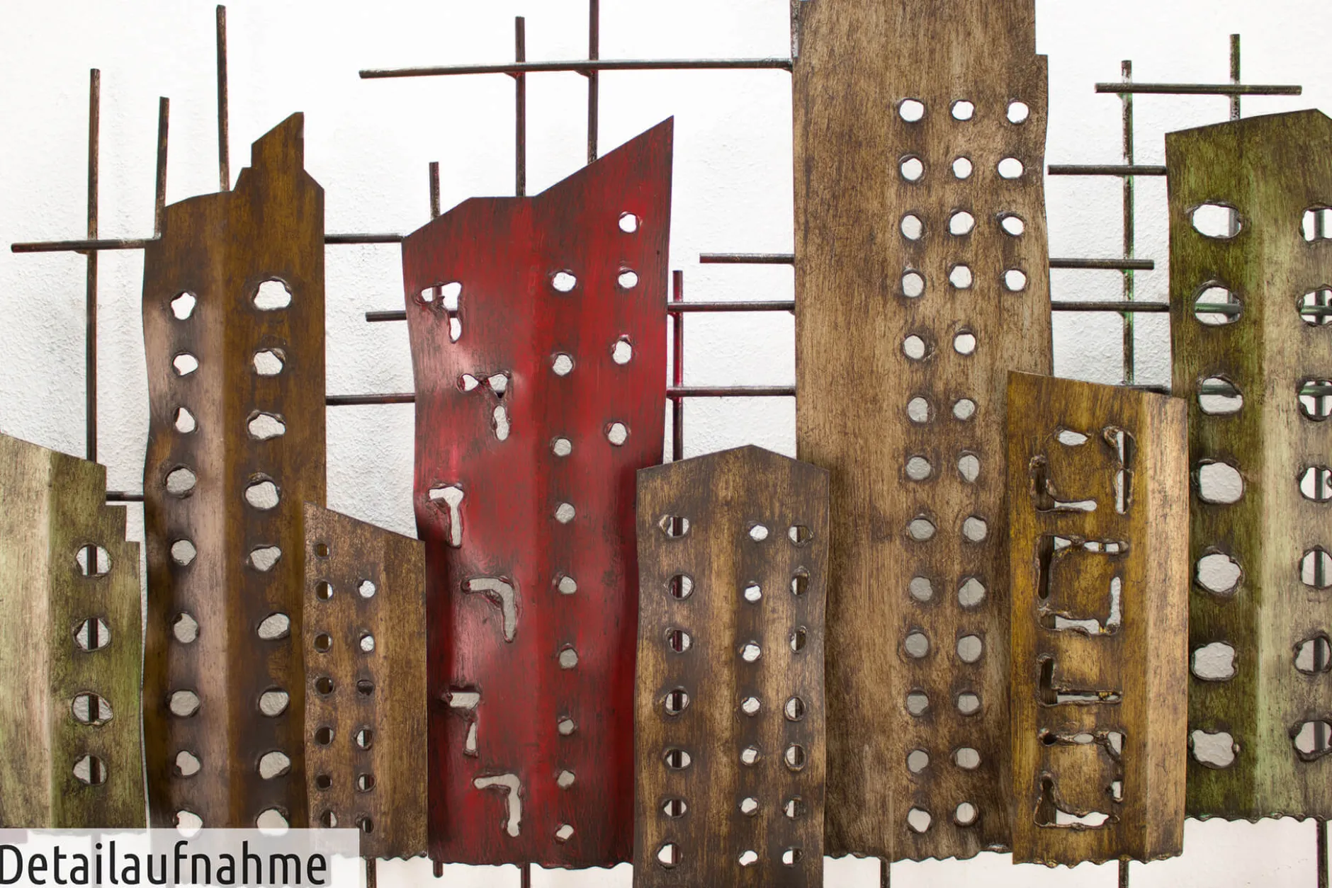 Wanddeko Metall 'Complex Entity' 126x54x5cm