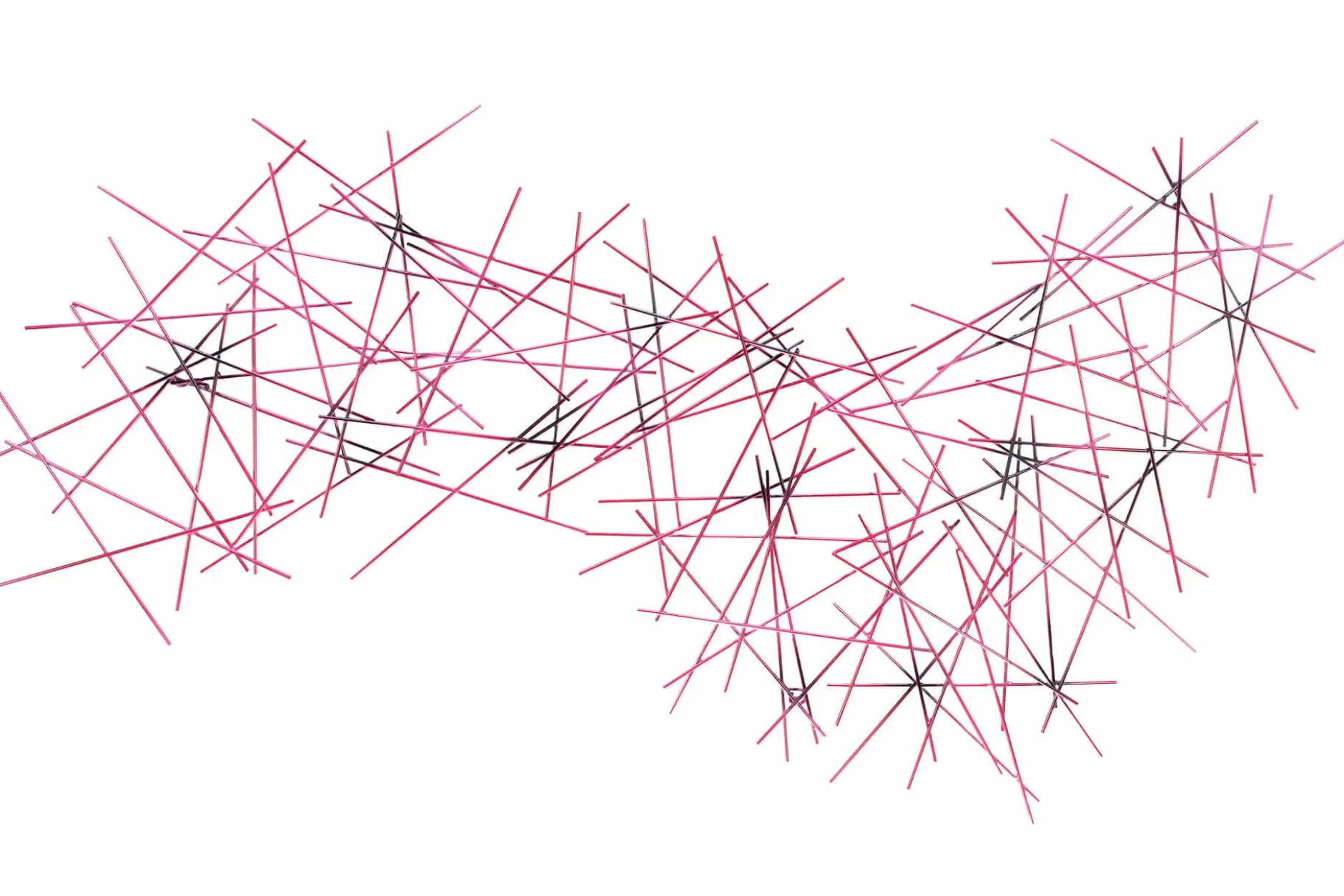 Wanddeko Metall 'Crossing the Void' 111x64x3cm