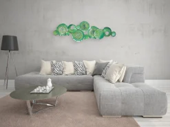Wanddeko Metall 'Cycle of Life' 149x50x5cm