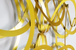 Wanddeko Metall 'Der goldene Traum' 115x62x11cm