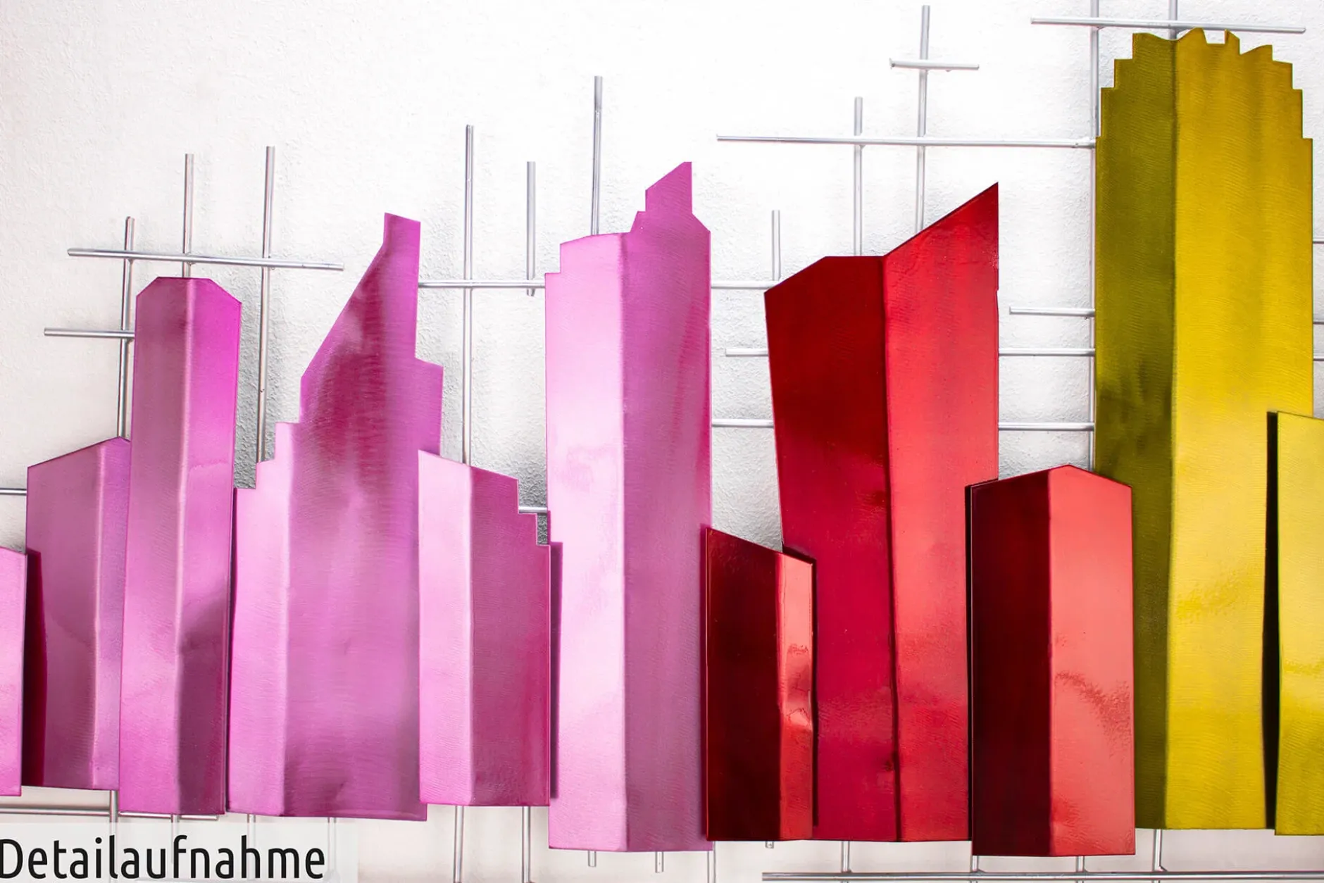 Wanddeko Metall 'Domestic Charm' 130x60x6cm