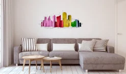 Wanddeko Metall 'Domestic Charm' 130x60x6cm