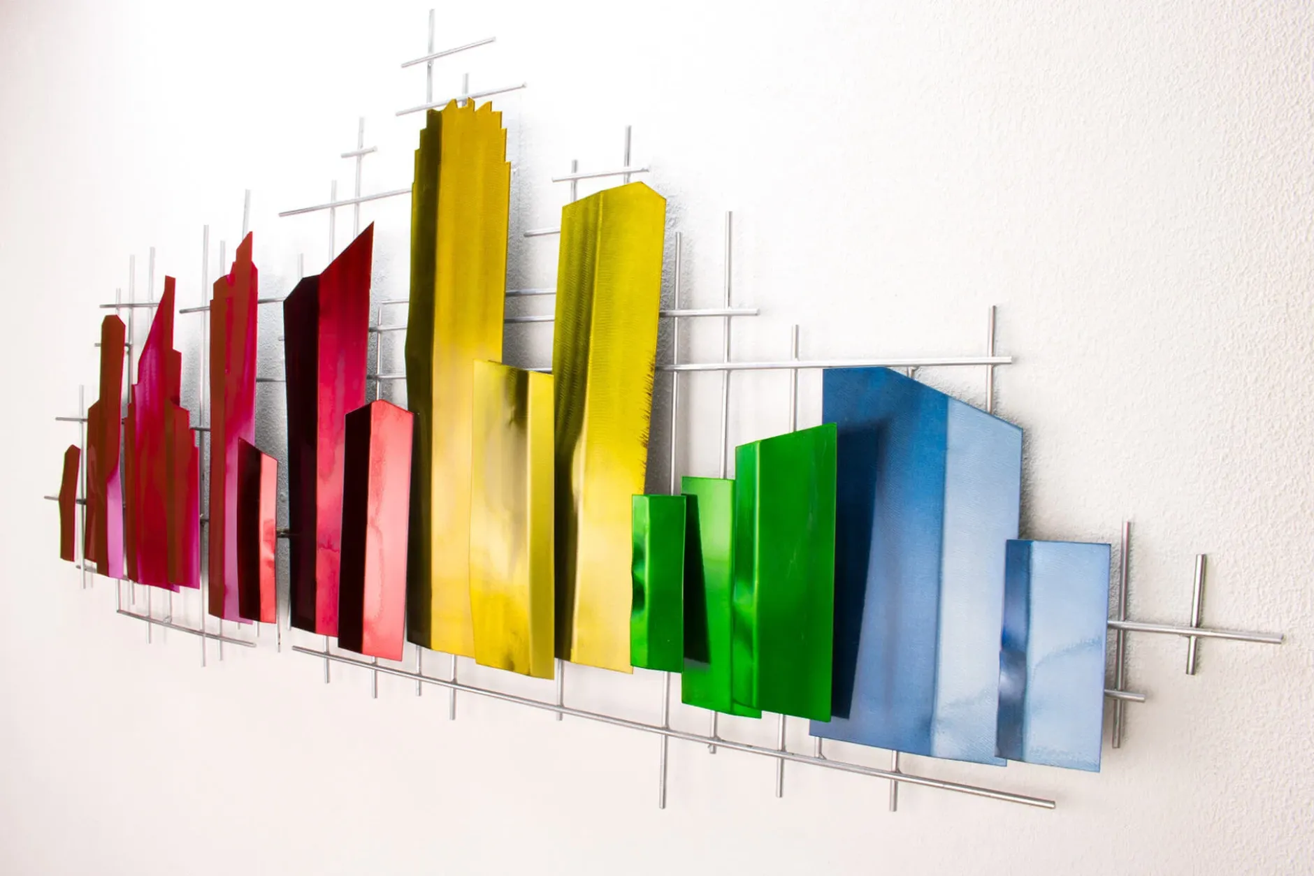 Wanddeko Metall 'Domestic Charm' 130x60x6cm