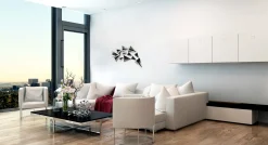 Wanddeko Metall 'Flug in die Freiheit' 126x54x5cm