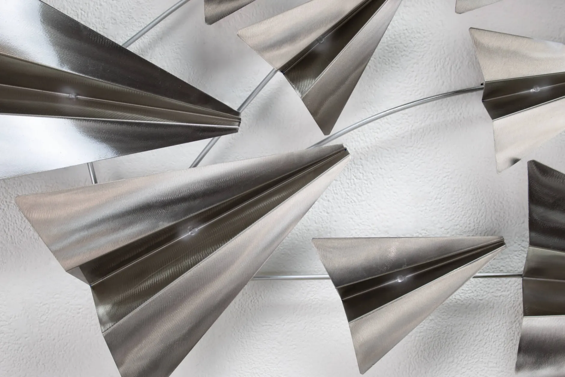 Wanddeko Metall 'Flug in die Freiheit' 126x54x5cm