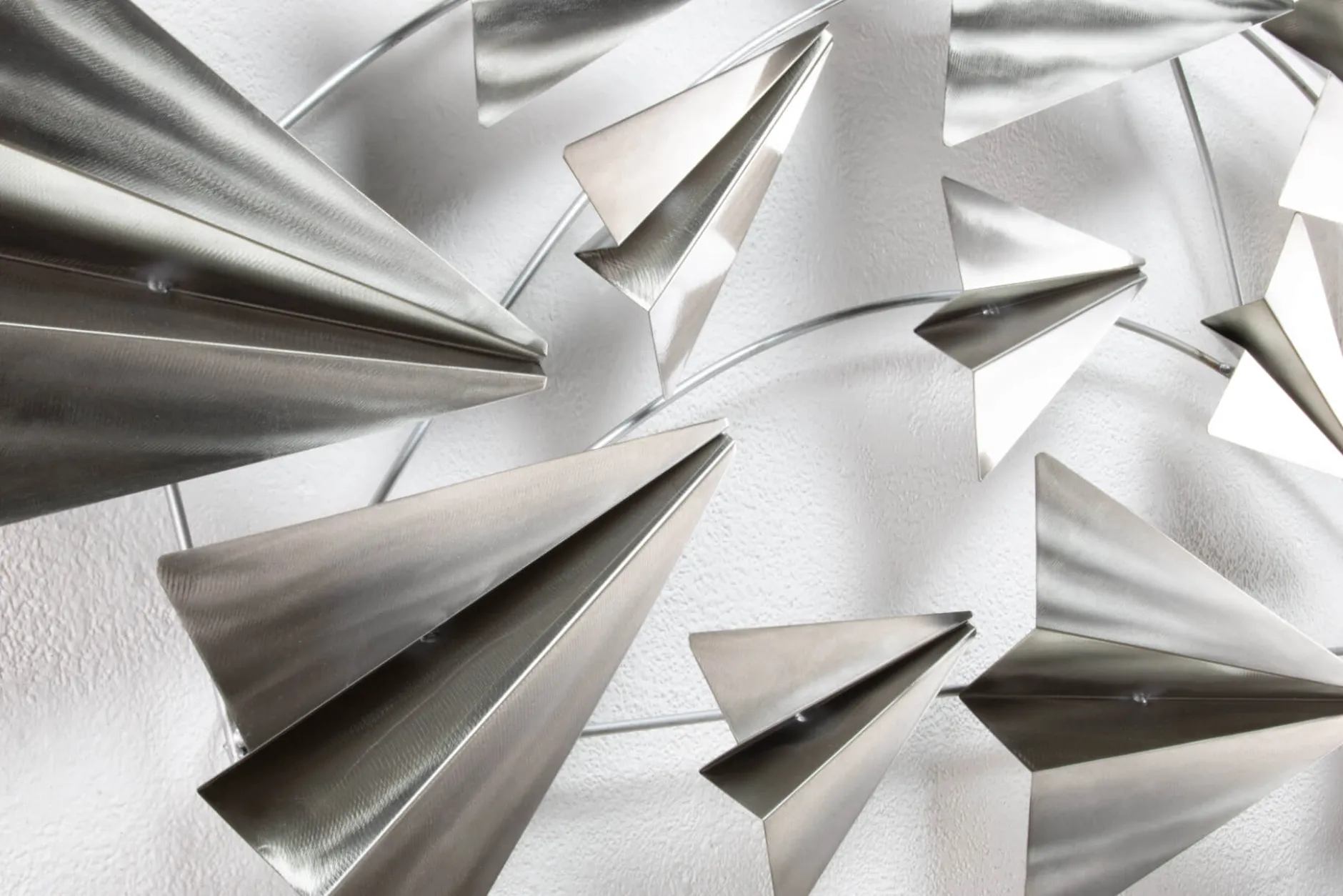 Wanddeko Metall 'Flug in die Freiheit' 126x54x5cm