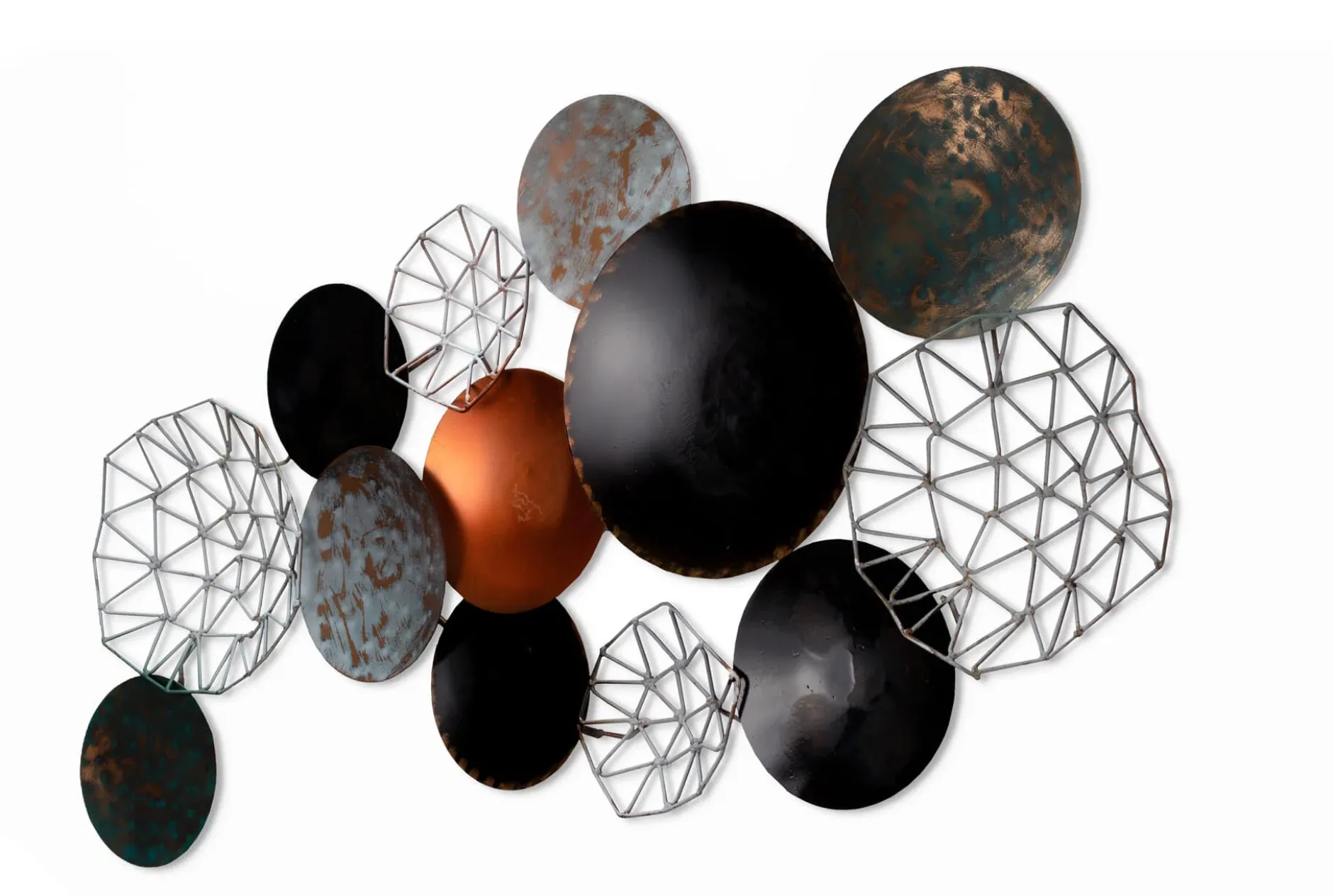 Wanddeko Metall 'Galactic Space' 125x64x7cm