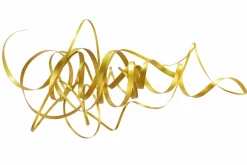 Wanddeko Metall 'Golden Braid' 107x50x20cm