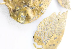 Wanddeko Metall 'Goldene Herbstmomente' 60x47x2cm