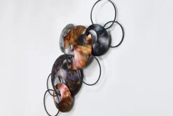 Wanddeko Metall 'Interconnected Chaos' 106x56x7,5cm