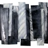 Wanddeko Metall 'Kühle Eleganz' 80x60x5cm