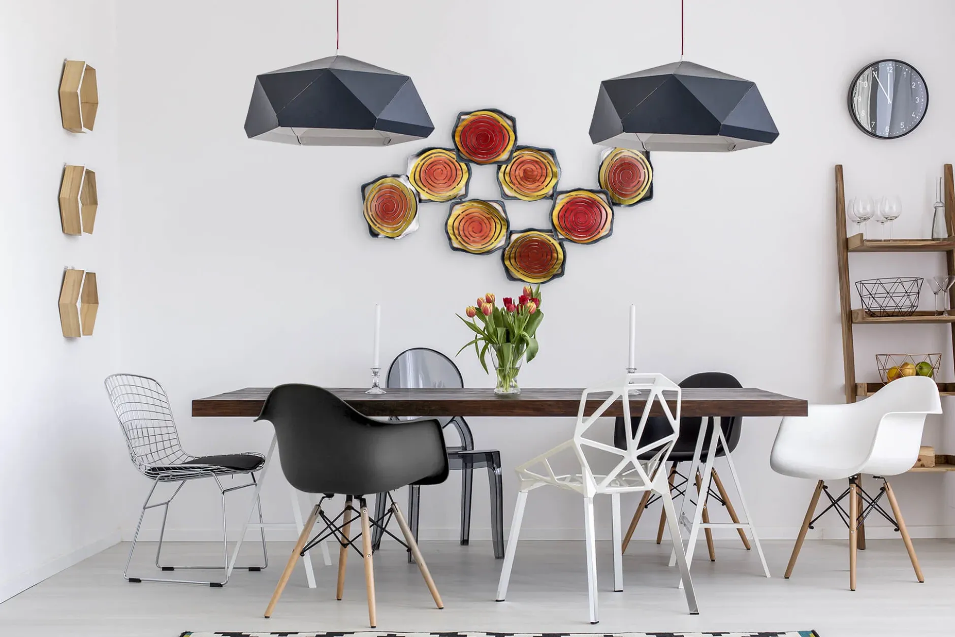 Wanddeko Metall 'Lily Pads' 124x69x8cm