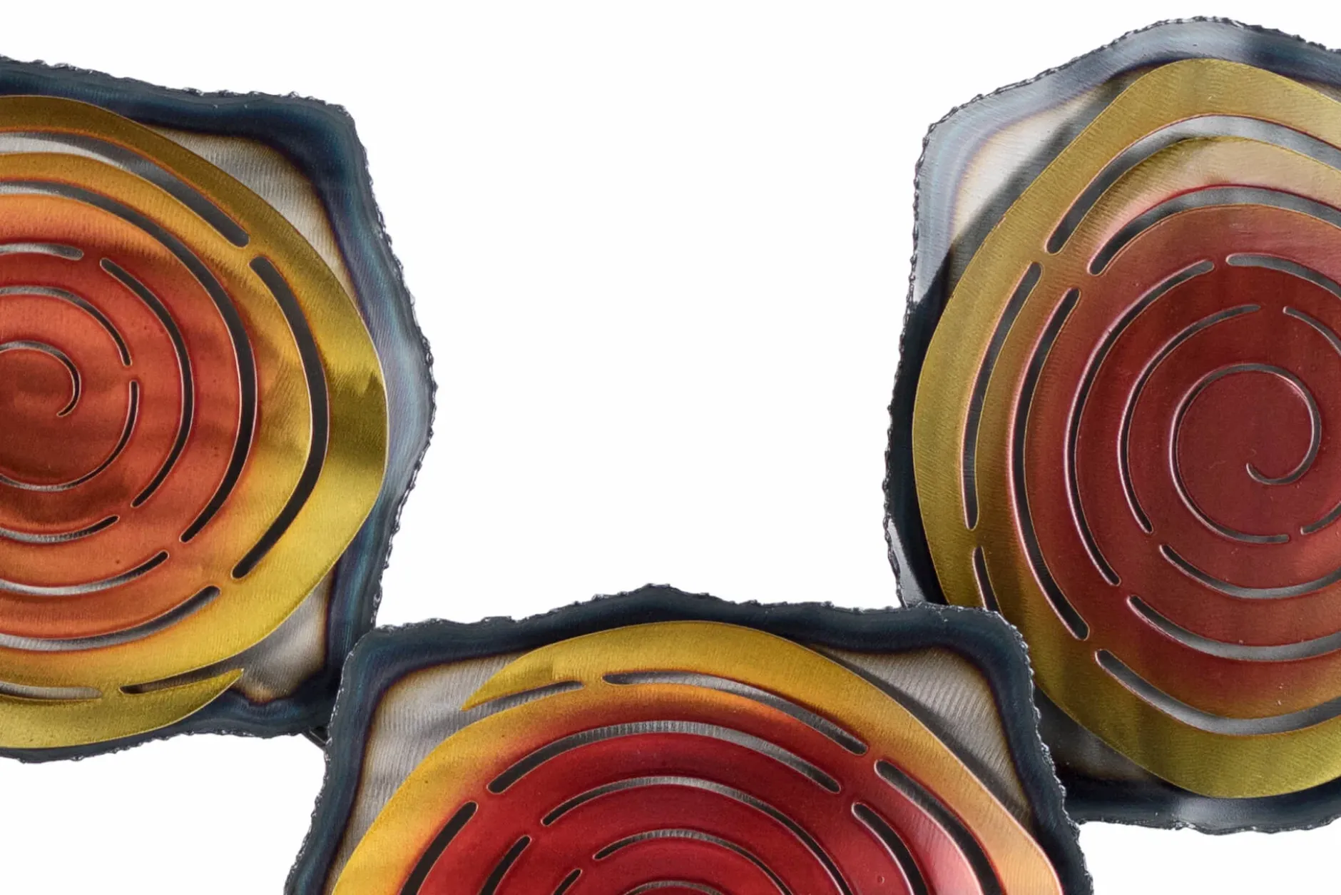 Wanddeko Metall 'Lily Pads' 124x69x8cm