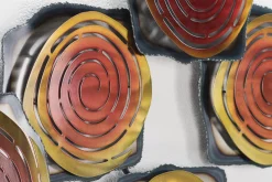 Wanddeko Metall 'Lily Pads' 124x69x8cm