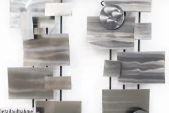 Wanddeko Metall 'Living Geometry' 26x107x5cm