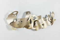 Wanddeko Metall 'Luna Landschaft' 120x44x5cm