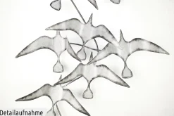 Wanddeko Metall 'Marche pour la Vie' 106x48x12cm
