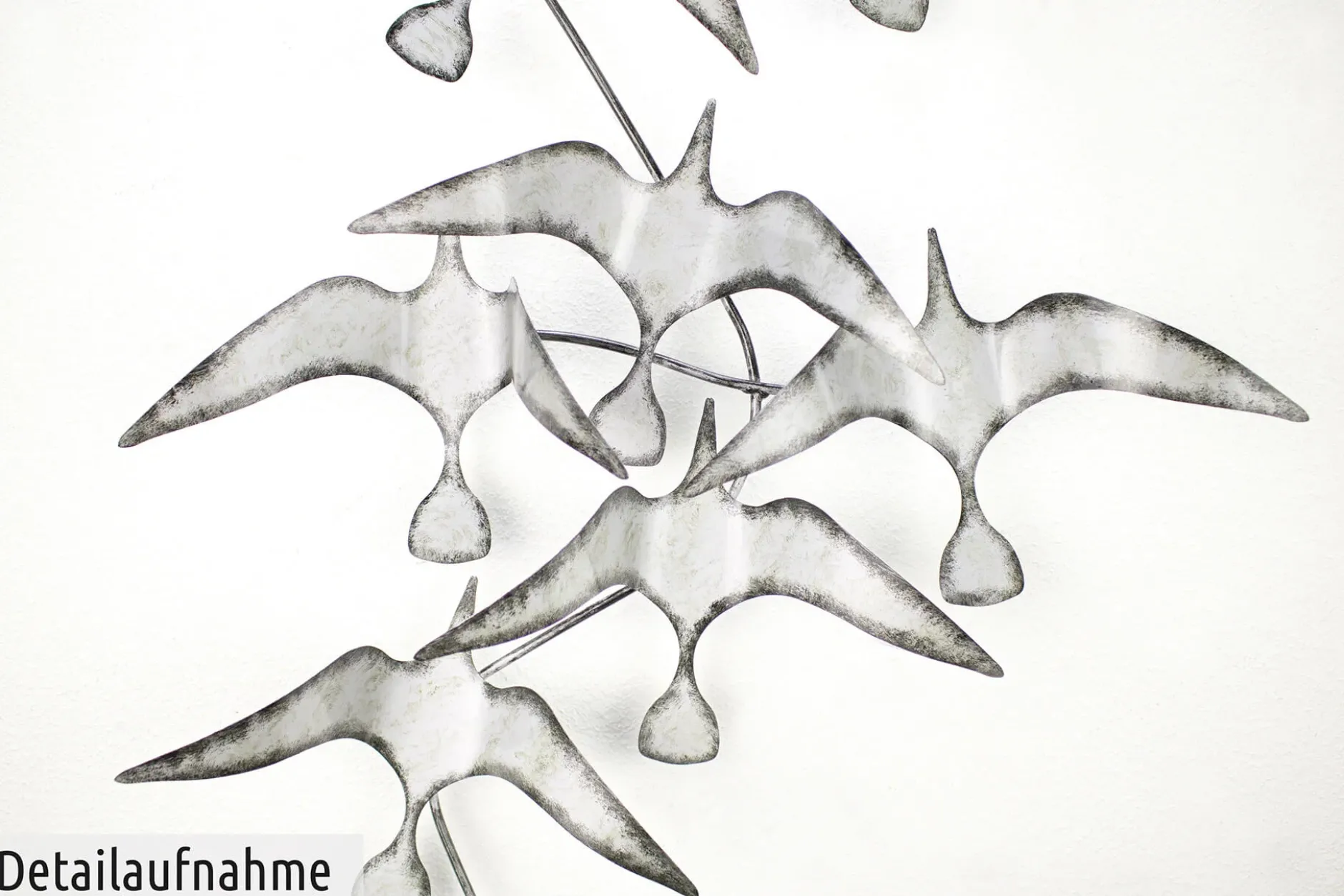 Wanddeko Metall 'Marche pour la Vie' 106x48x12cm