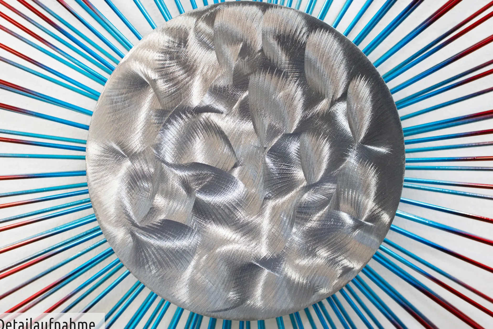 Wanddeko Metall 'Mondschein' 80x80x6cm