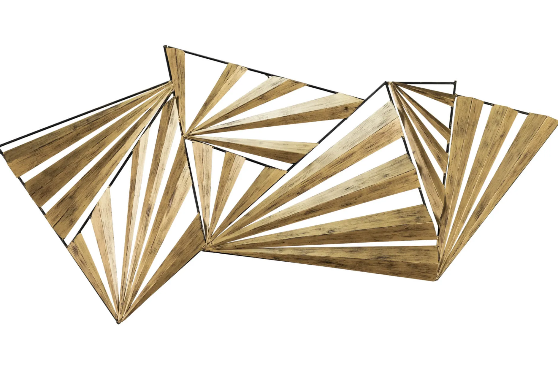 Wanddeko Metall 'Noble Complex' 110x56x5cm