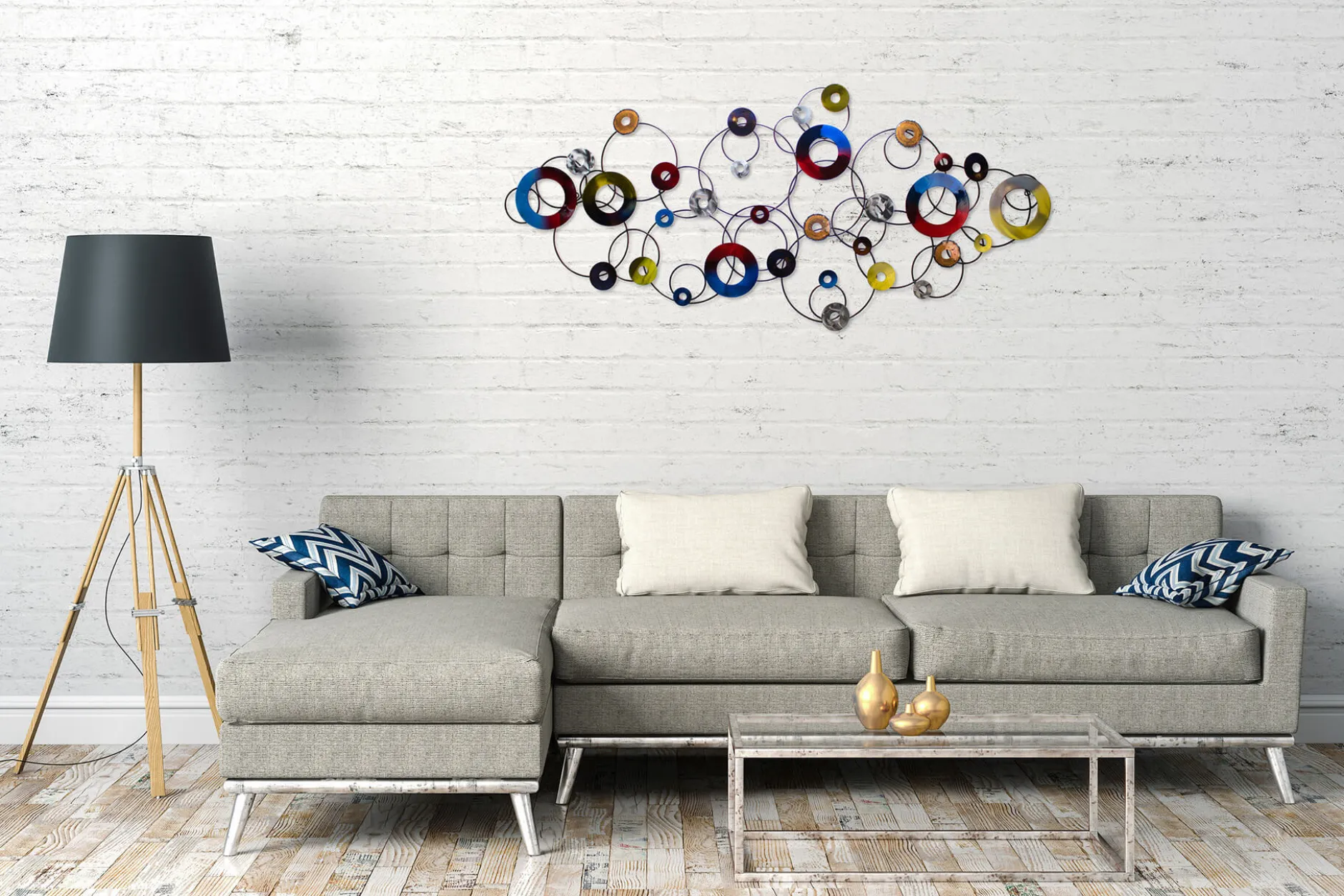 Wanddeko Metall 'No Limit' 147x68x5cm