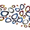 Wanddeko Metall 'Planetenzauber' 127x70x5cm