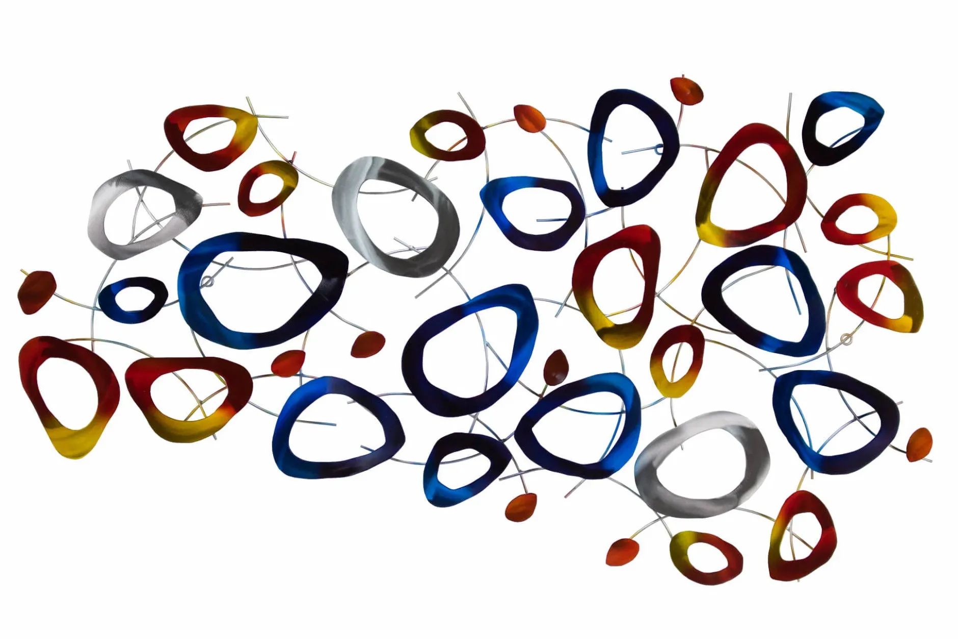 Wanddeko Metall 'Planetenzauber' 127x70x5cm