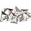 Wanddeko Metall 'Rohdiamanten' 118x58x7cm
