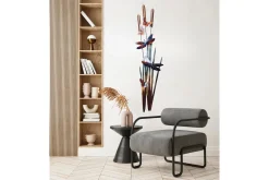 Wanddeko Metall 'Schmetterlingsidyll' 30x120x5cm