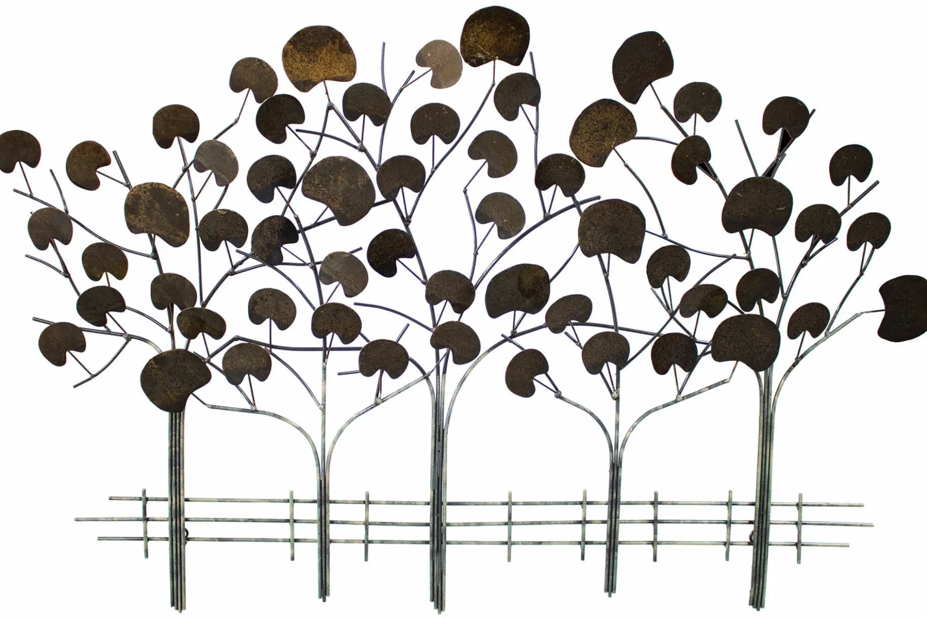 Wanddeko Metall 'Serenade der Bäume' 113x76x5cm