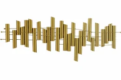 Wanddeko Metall 'Sinfonie des Einklangs' 115x38x5cm