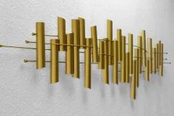 Wanddeko Metall 'Sinfonie des Einklangs' 115x38x5cm