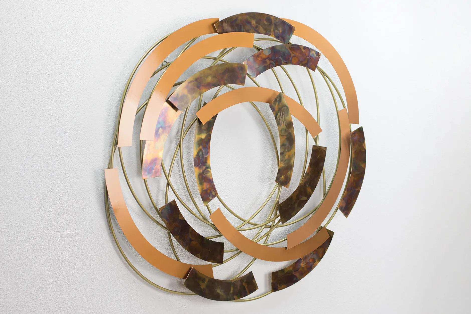 Wanddeko Metall 'Spirals' 99x92x8cm