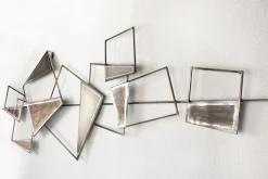 Wanddeko Metall 'Stabilität' 150x50x4cm