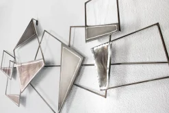 Wanddeko Metall 'Stabilität' 150x50x4cm
