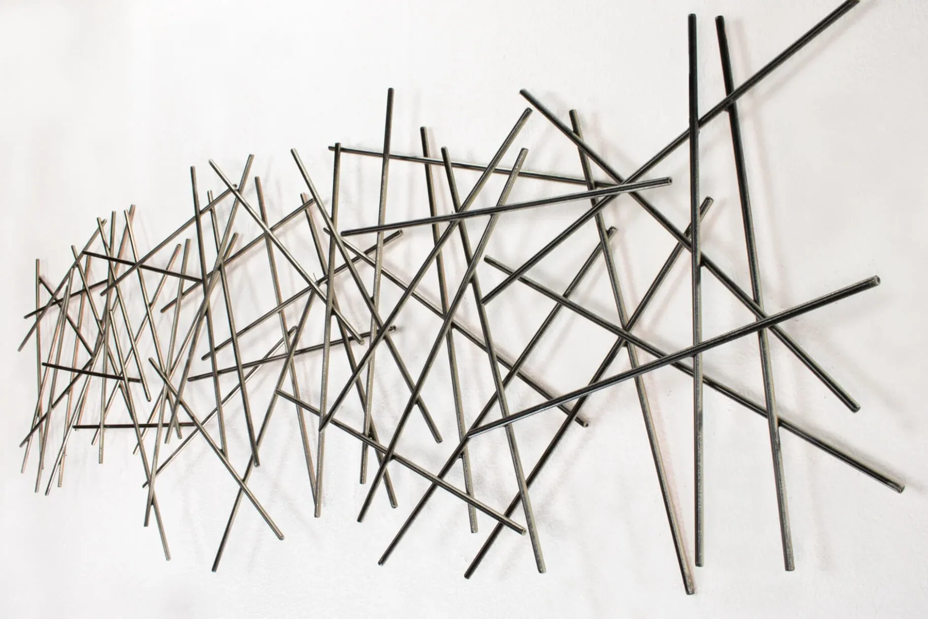 Wanddeko Metall 'Stick Together' 150x50x3,5cm