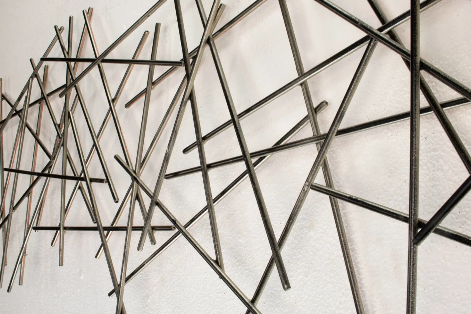 Wanddeko Metall 'Stick Together' 150x50x3,5cm