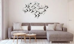Wanddeko Metall 'Svelte Arrows' 147x99x4cm