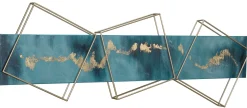 Wanddeko Metall 'Triton's Lifeblood' 120x40x6cm